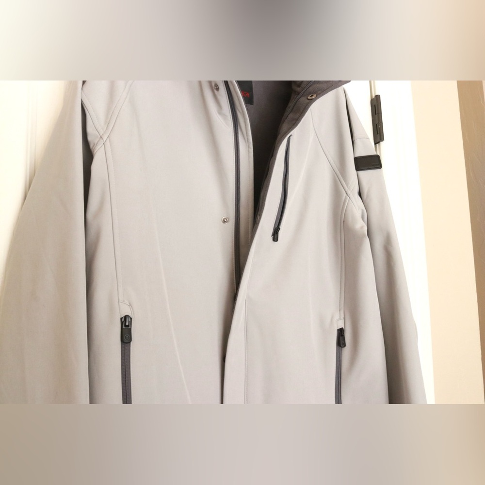 TUMI Softshell Jacket Mens Medium Micro Fleece Li… - image 4